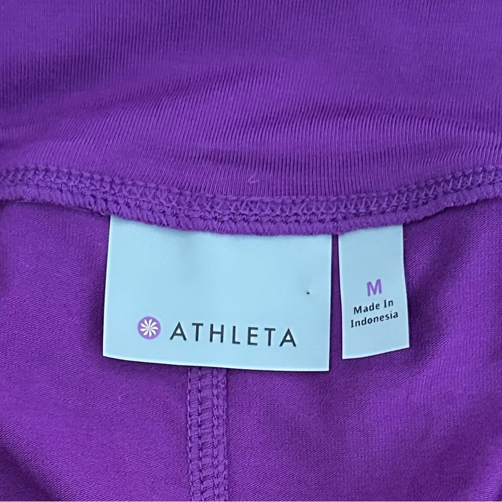 Athleta Purple Seaside Foldover Mini Skirt - Size: M - NWT - Picture 6 of 7